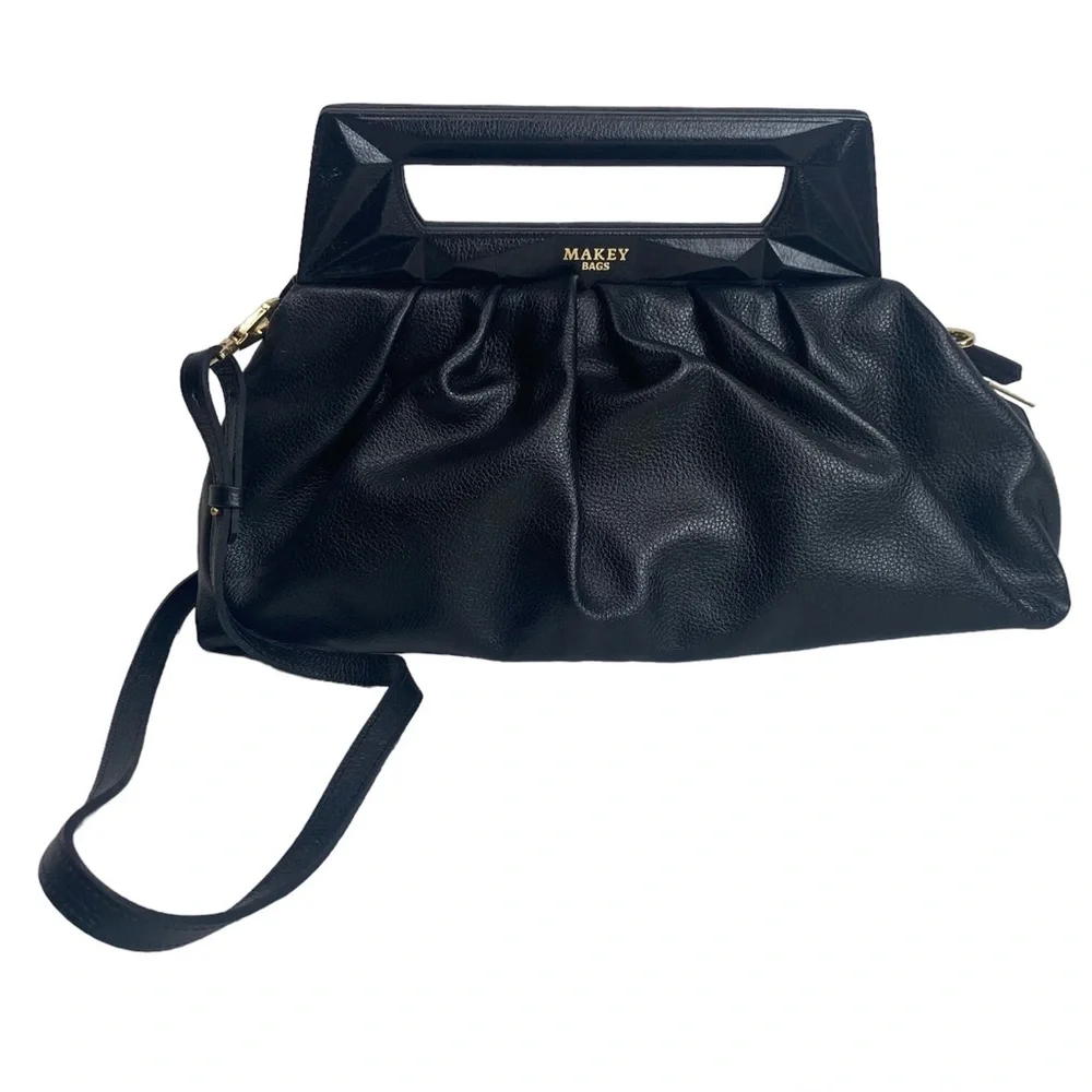 MAKEY Leather Goods Black Purse‎ NWT